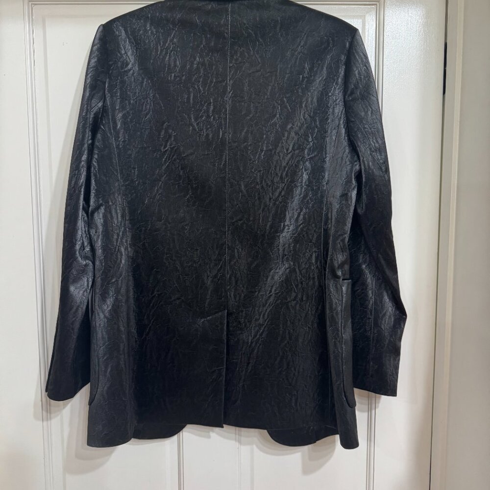SALE NEW with tags $500 Kobi Halperin Faux Black Leather sz S - Picture 4 of 4